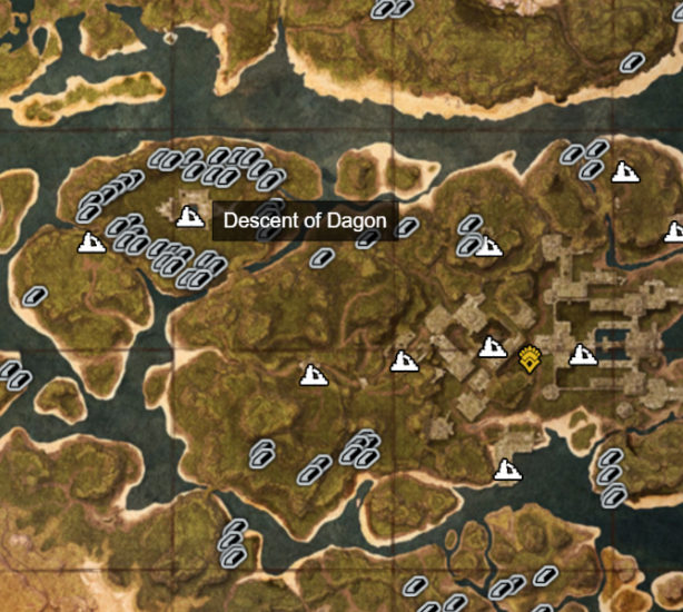 Descent of Dagon Iron Location