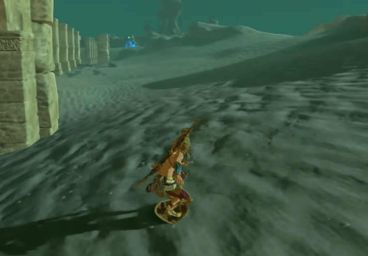 Different terrains can affect how fast you shield surf