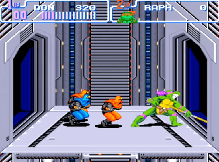 Turtles in Time - SNES gameplay