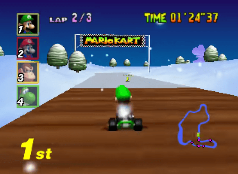 Mario Kart 64 - N64 Gameplay