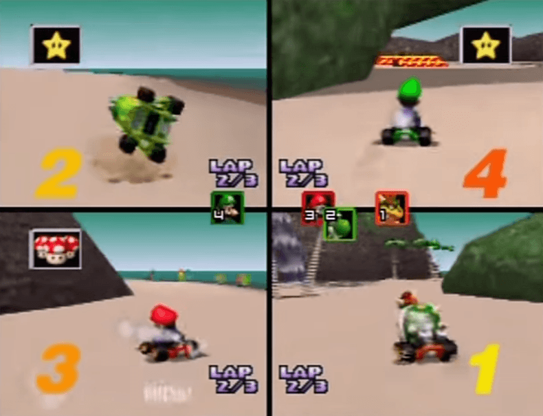 The best 4-player N64 games