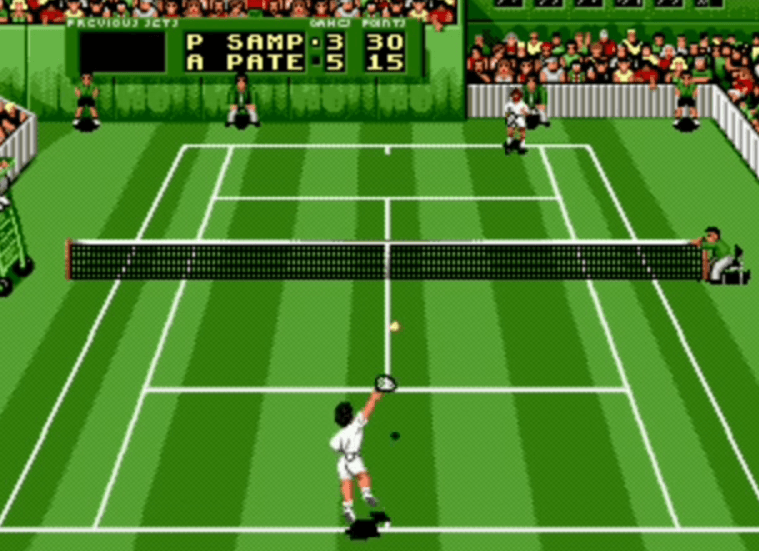 Pete Sampras Tennis - Genesis gameplay