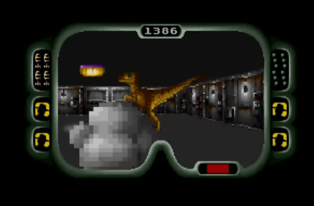 Jurassic Park SNES - First-person action